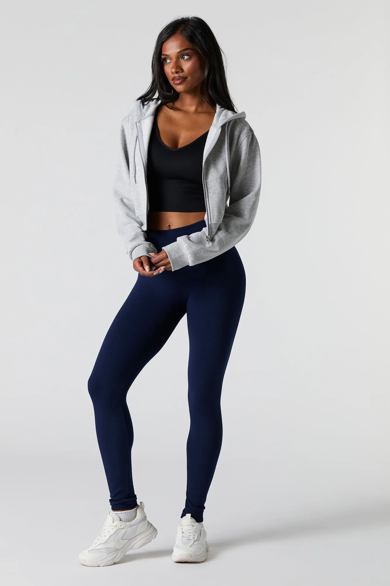 High Rise Seamless Fleece Legging sold by Charlotte Russe