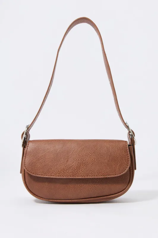 Faux Leather Adjustable Strap Purse sold by Charlotte Russe