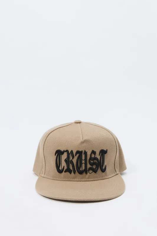 Gothic Text Embroidered Snapback Hat sold by Charlotte Russe