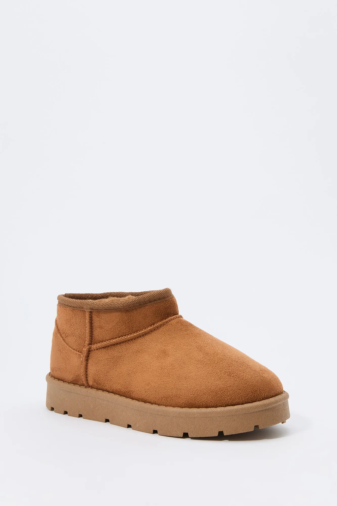 Faux Suede Platform Ankle Booties sold by Charlotte Russe product image thumbnail 3