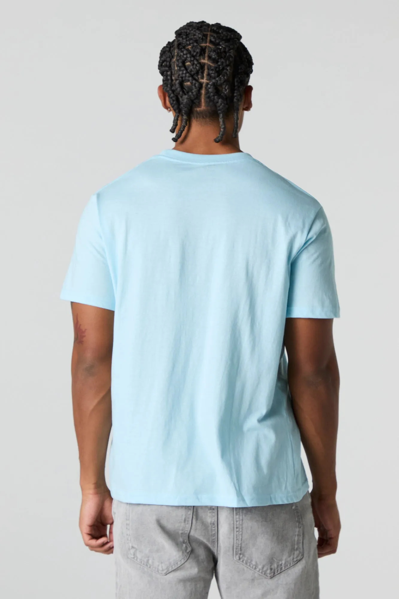 Solid Crewneck T-Shirt sold by Charlotte Russe product image thumbnail 2