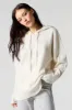 Mossy Knit Hooded Sweater sold by Charlotte Russe
