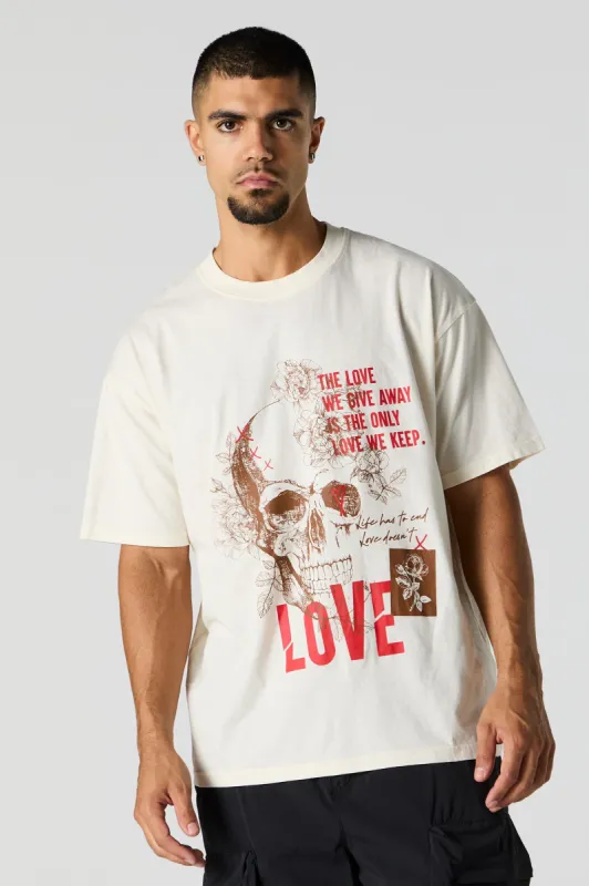 Love We Give Away Graphic T-Shirt sold by Charlotte Russe