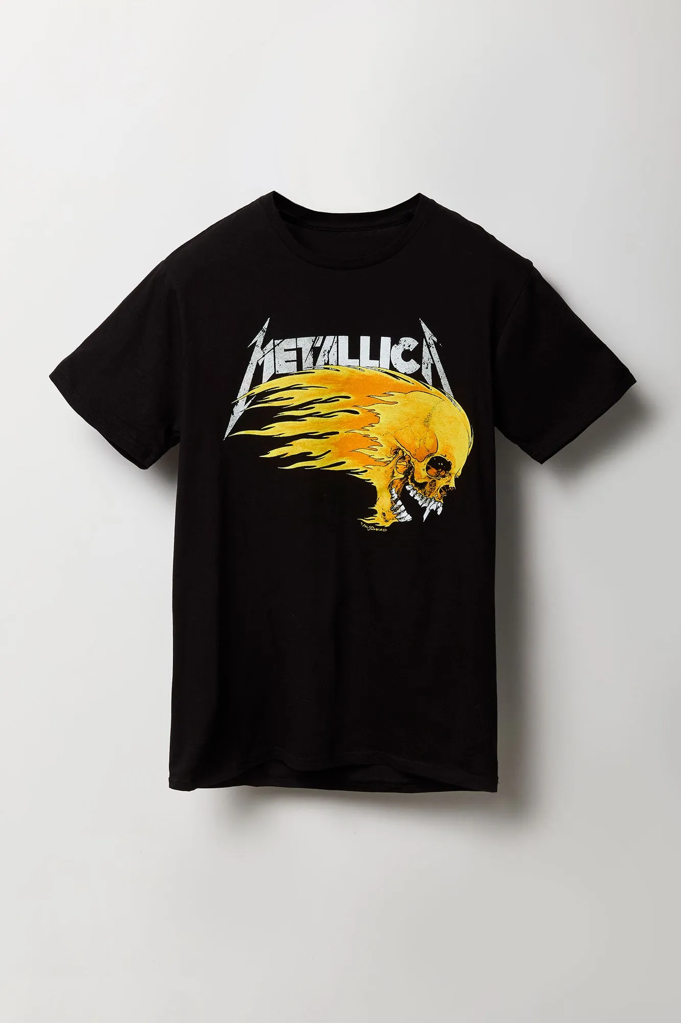 Metallica Graphic T-Shirt sold by Charlotte Russe product image thumbnail 4