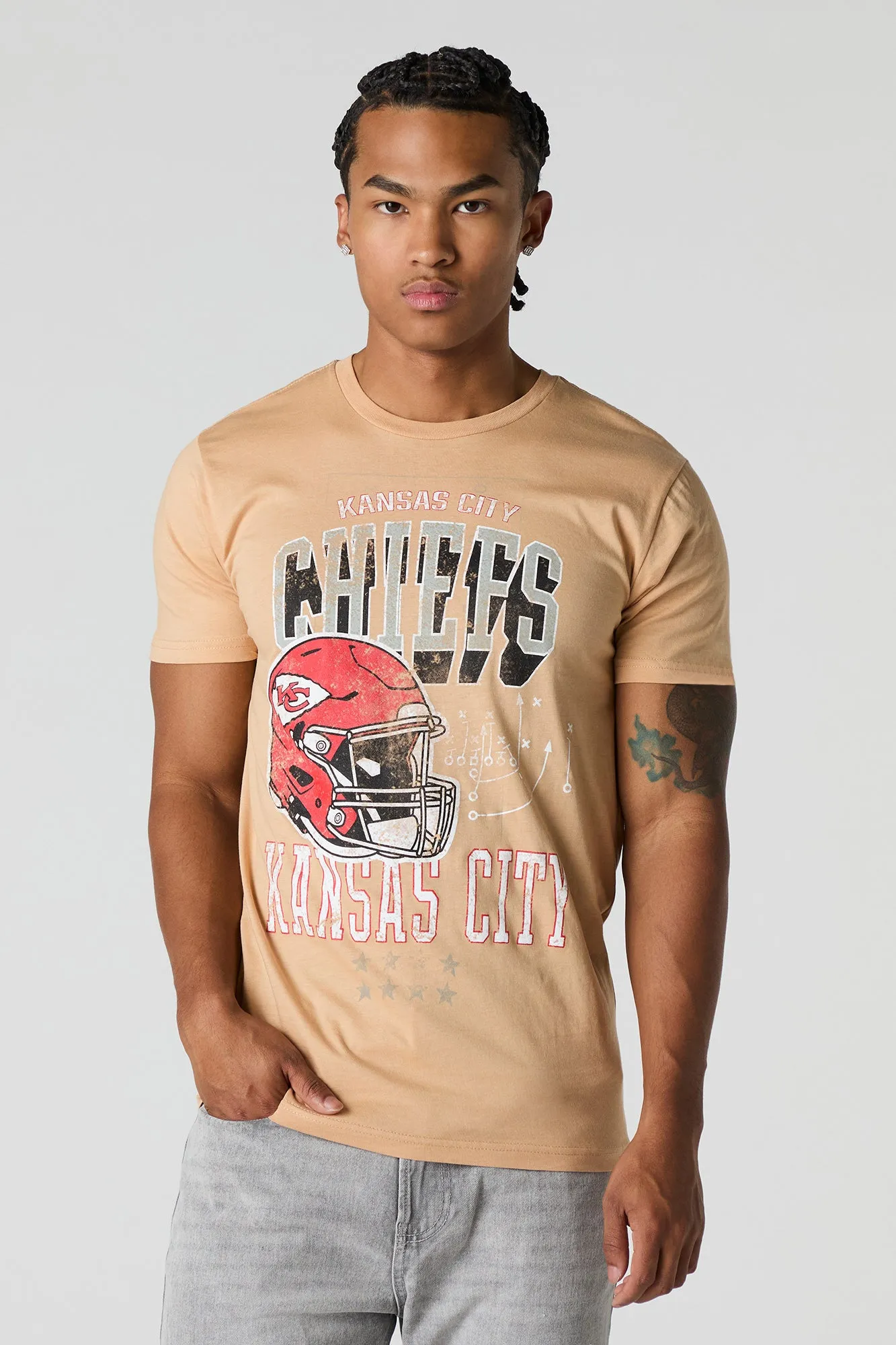 Kansas City Chiefs Graphic T-Shirt sold by Charlotte Russe