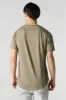 Solid Curved Hem T-Shirt sold by Charlotte Russe