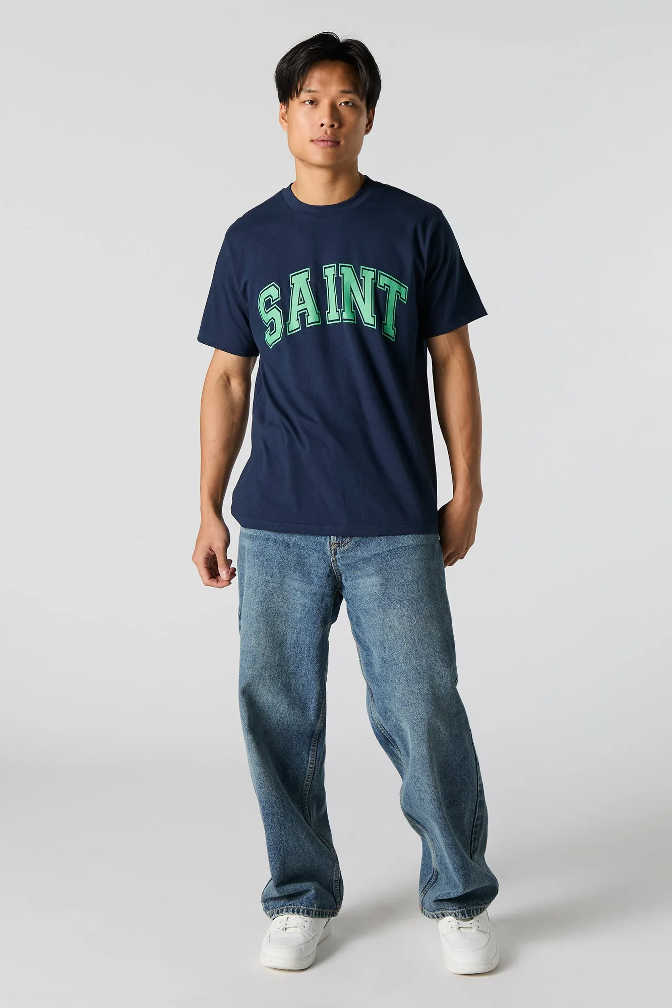 Saint Graphic T-Shirt sold by Charlotte Russe product image thumbnail 3
