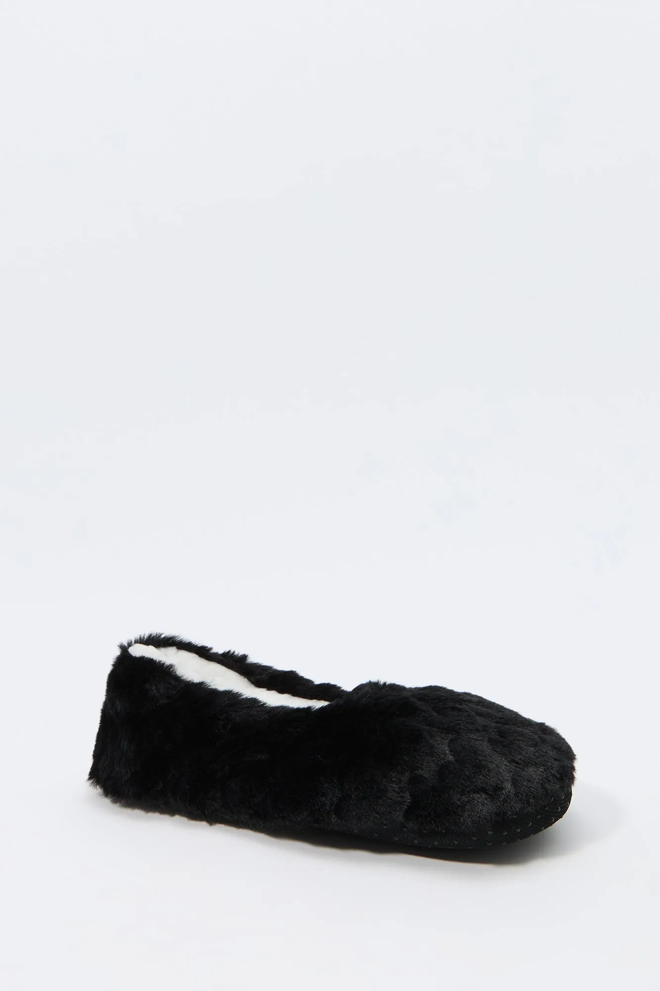 Faux-Fur Ballerina Slipper sold by Charlotte Russe product image thumbnail 2