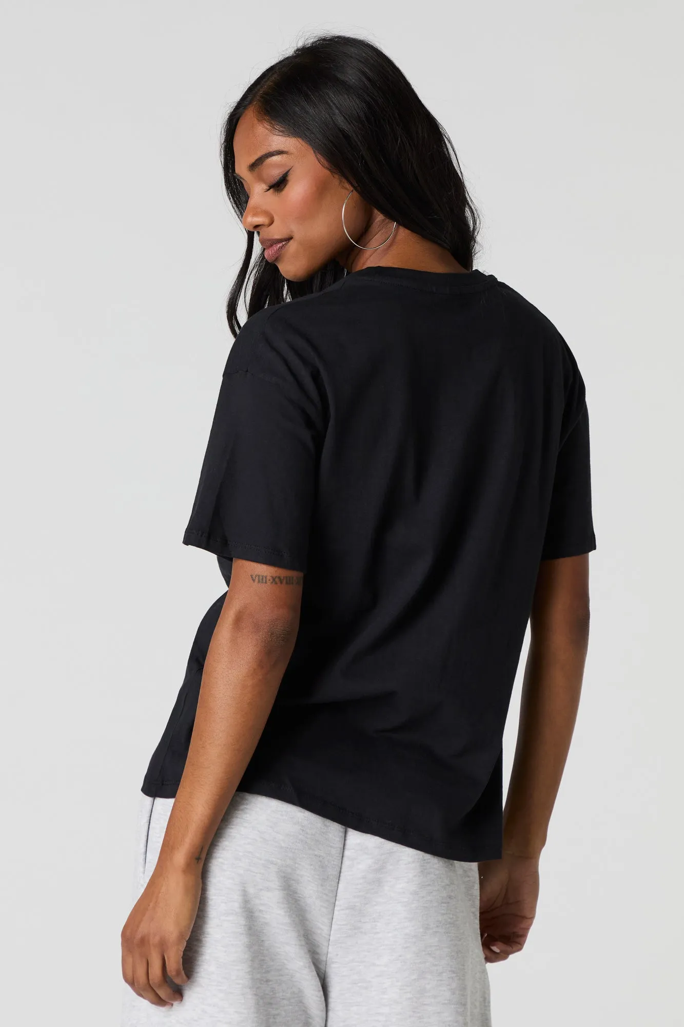 NYC Graphic Boyfriend T-Shirt sold by Charlotte Russe product image thumbnail 2