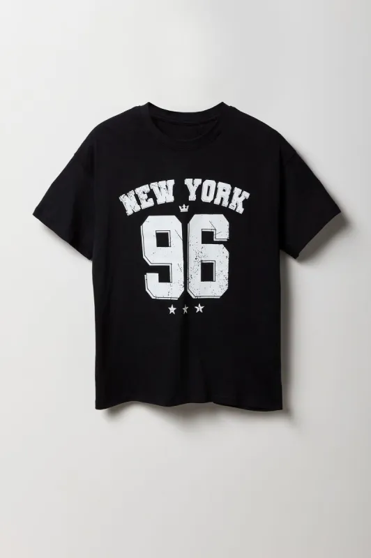 New York Graphic Boyfriend T-Shirt sold by Charlotte Russe