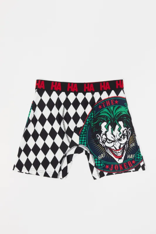 The Joker Print Boxer Brief sold by Charlotte Russe