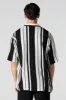 Black and White Print Button-Up Top sold by Charlotte Russe
