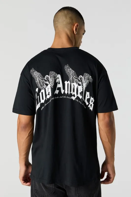 Los Angeles Dreams Graphic T-Shirt sold by Charlotte Russe