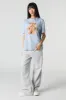 Teddy Bow Graphic Boyfriend T-Shirt sold by Charlotte Russe