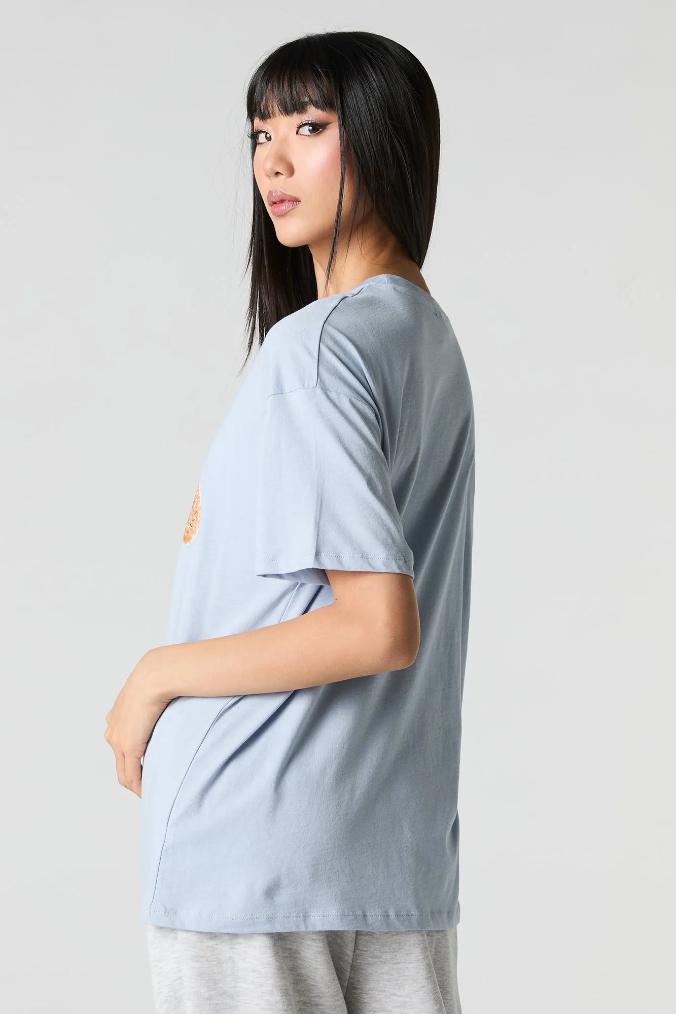 Teddy Bow Graphic Boyfriend T-Shirt sold by Charlotte Russe product image thumbnail 2