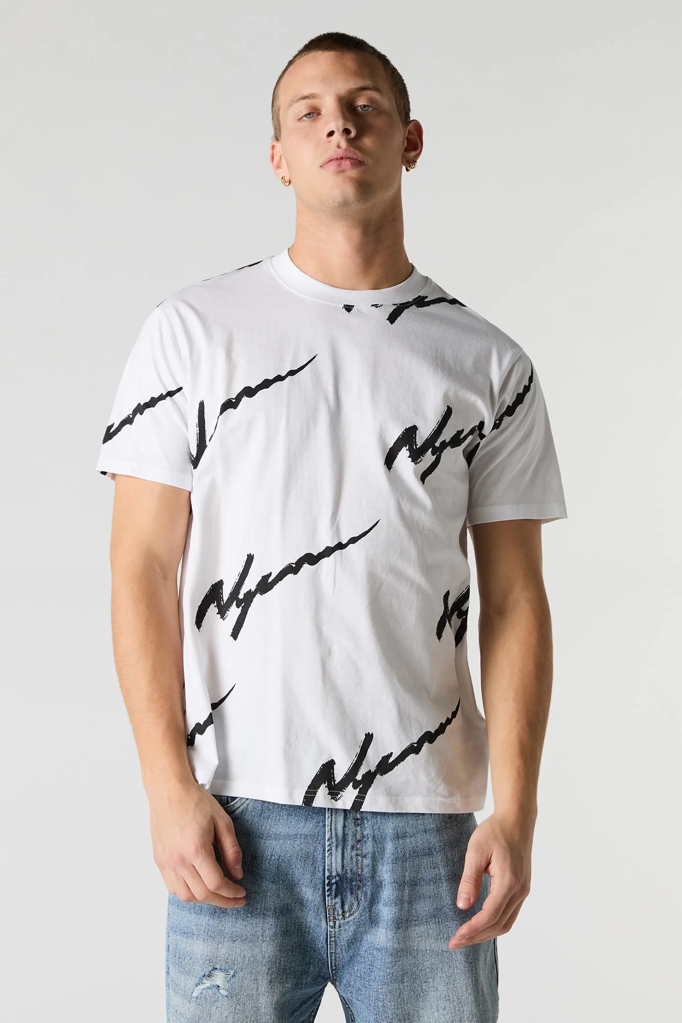 NYC Printed T-Shirt sold by Charlotte Russe product image thumbnail 4
