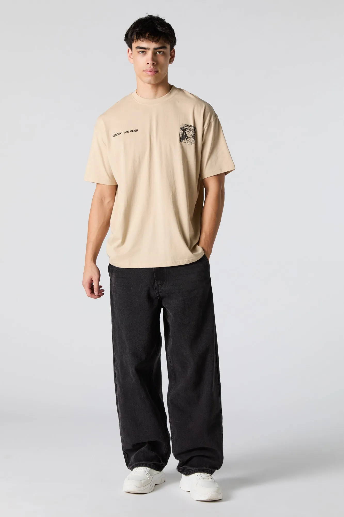 Vincent Van Gogh Graphic Relaxed T-Shirt sold by Charlotte Russe product image thumbnail 3