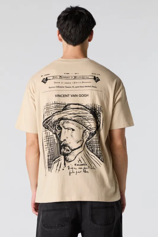 Vincent Van Gogh Graphic Relaxed T-Shirt sold by Charlotte Russe