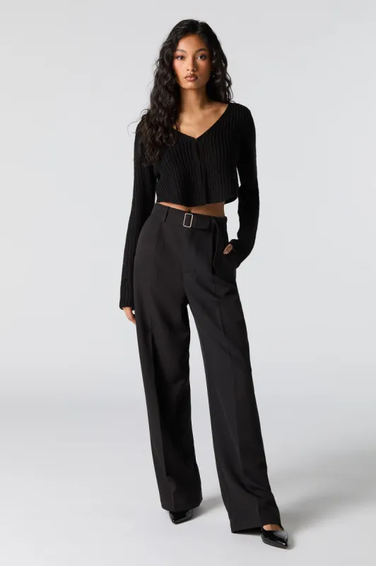 Belted Wide Leg Dress Pant sold by Charlotte Russe