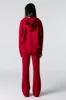 Embroidered Fleece Flare Sweatpant sold by Charlotte Russe