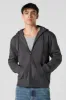 Solid Fleece Zip-Up Hoodie sold by Charlotte Russe