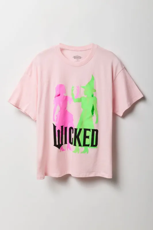 Wicked Graphic Boyfriend T-Shirt sold by Charlotte Russe