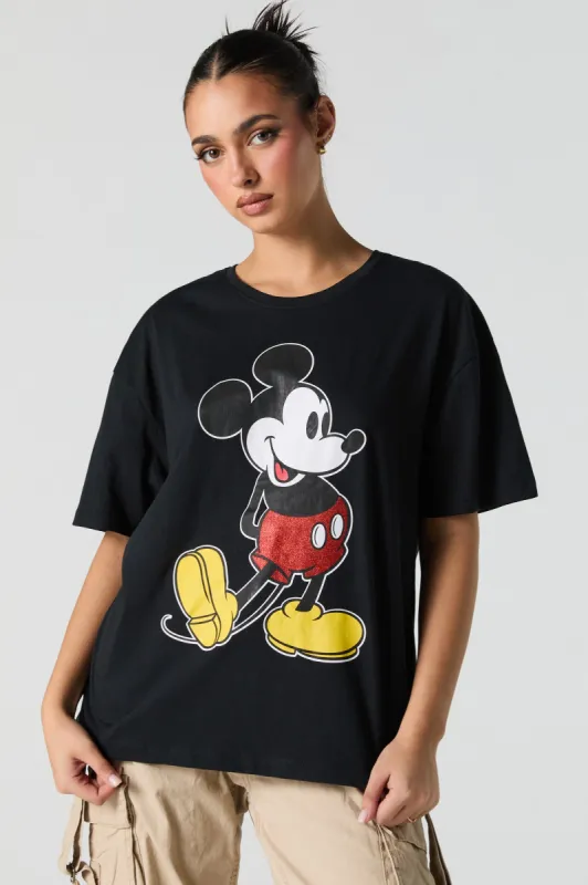 Mickey Mouse Graphic Boyfriend T-Shirt sold by Charlotte Russe