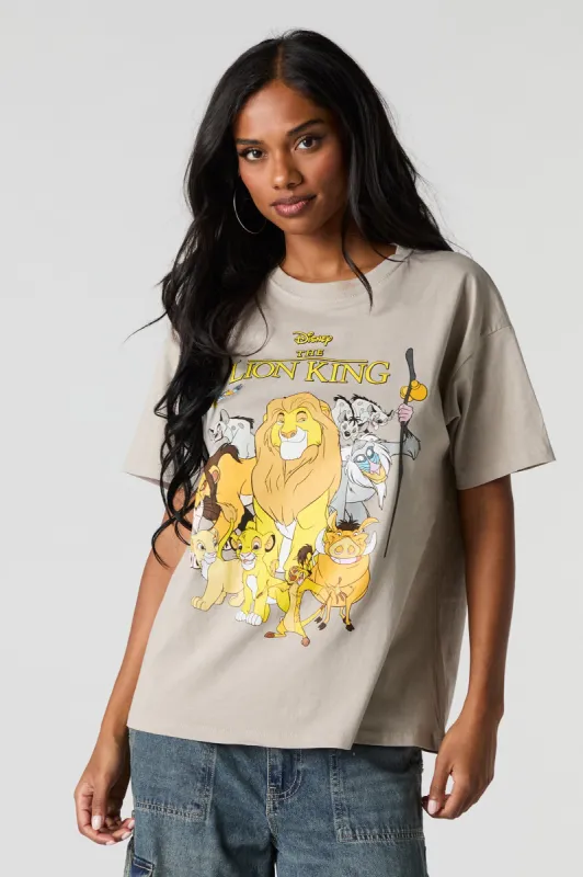 Lion King Graphic Boyfriend T-Shirt sold by Charlotte Russe
