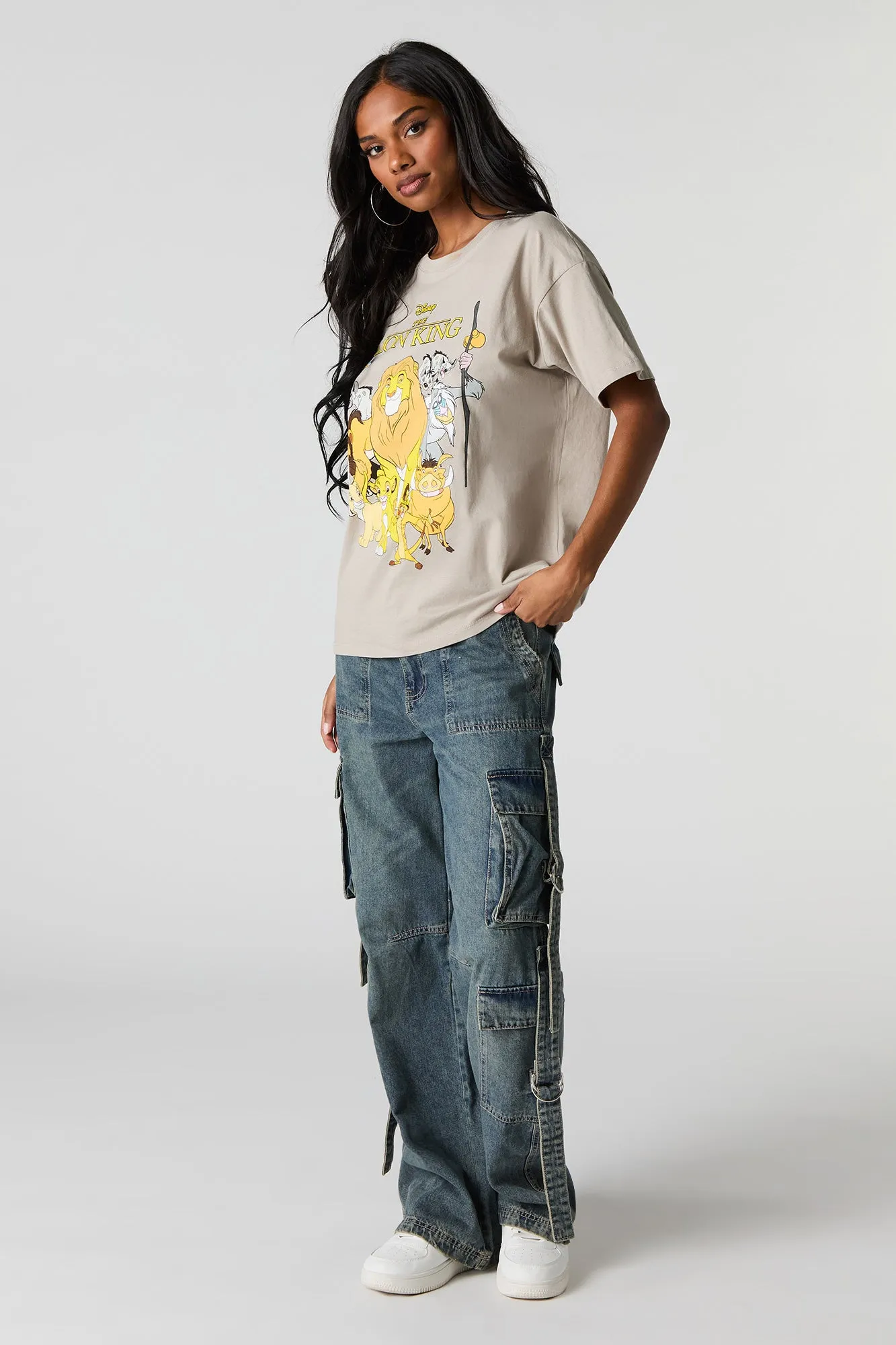 Lion King Graphic Boyfriend T-Shirt sold by Charlotte Russe product image thumbnail 3