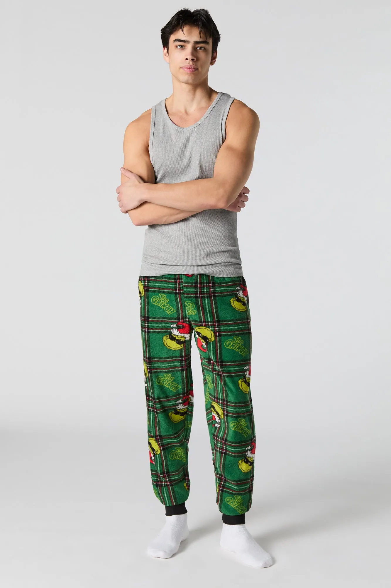 The Grinch Plush Pajama Jogger sold by Charlotte Russe product image thumbnail 2
