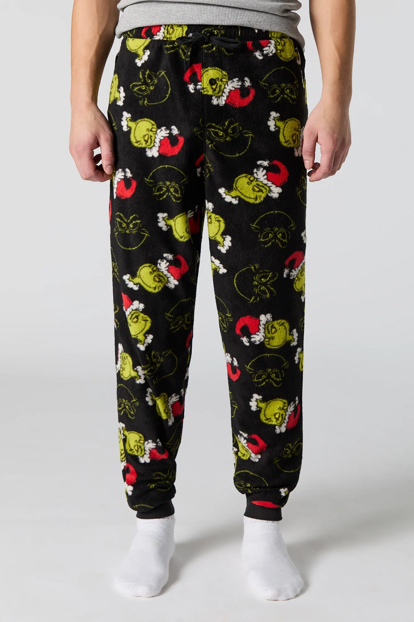 The Grinch Plush Pajama Jogger sold by Charlotte Russe product image thumbnail 4