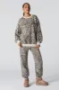 Oversized Cheetah Print Fleece Sweatshirt sold by Charlotte Russe