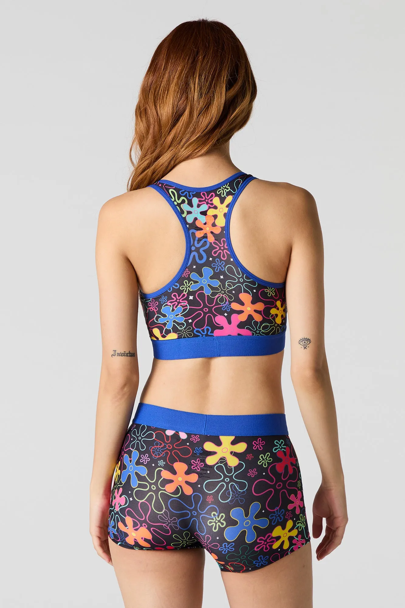 SpongeBob Sports Bra & Boy Short 2 Piece Set sold by Charlotte Russe product image thumbnail 3