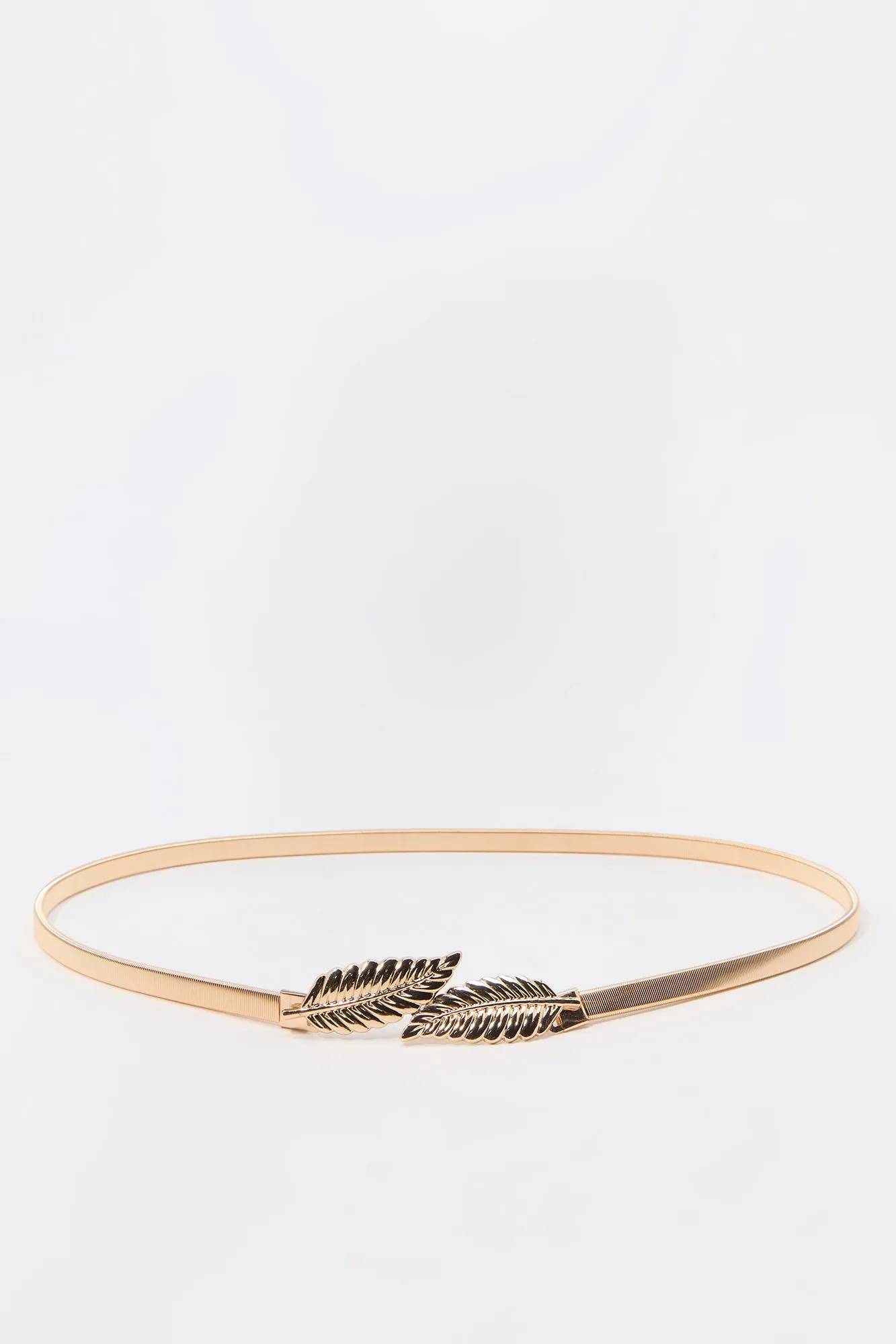 Metal Leaves Waist Belt sold by Charlotte Russe