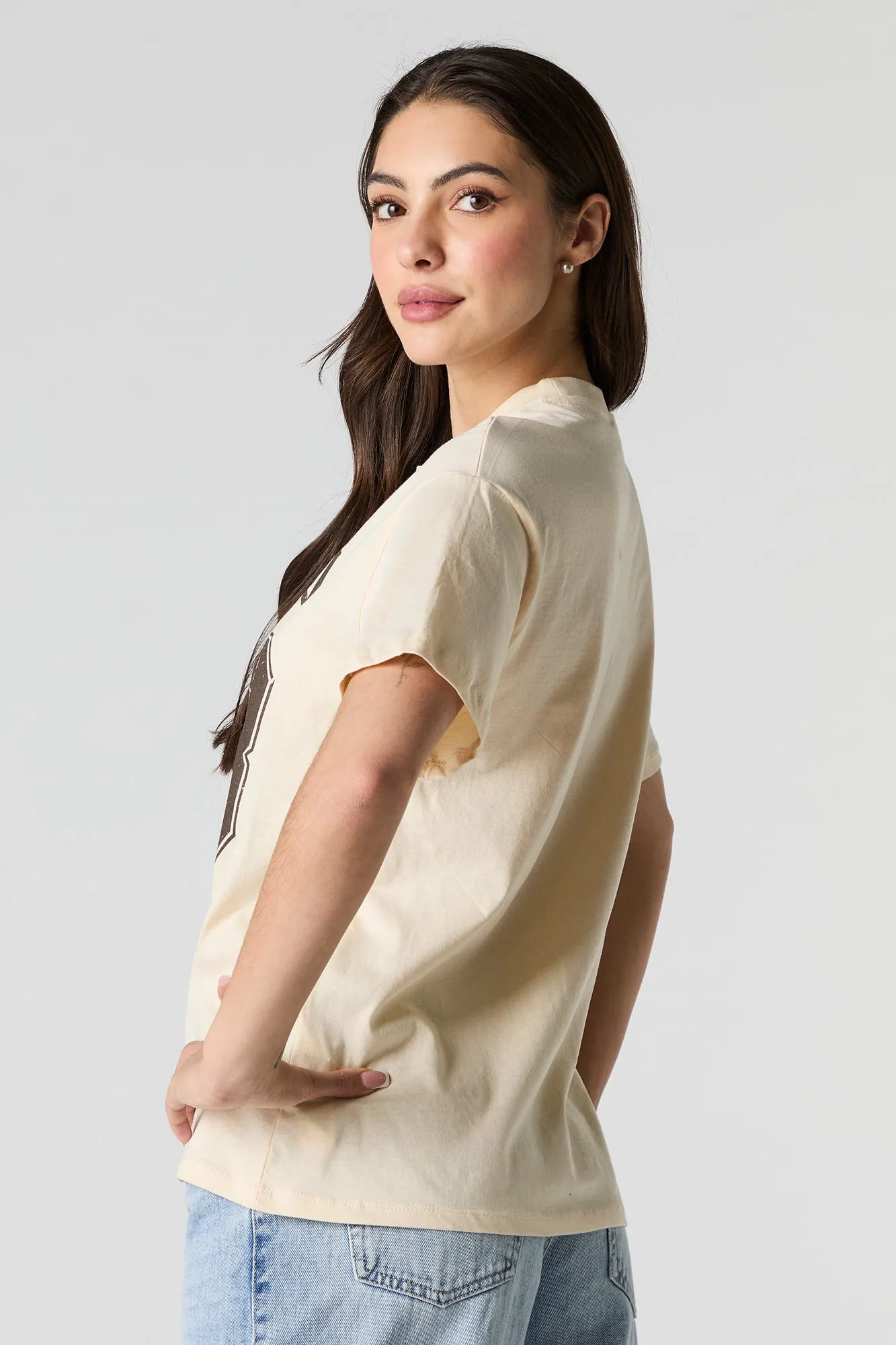 Chicago 33 Graphic Boyfriend T-Shirt sold by Charlotte Russe product image thumbnail 2