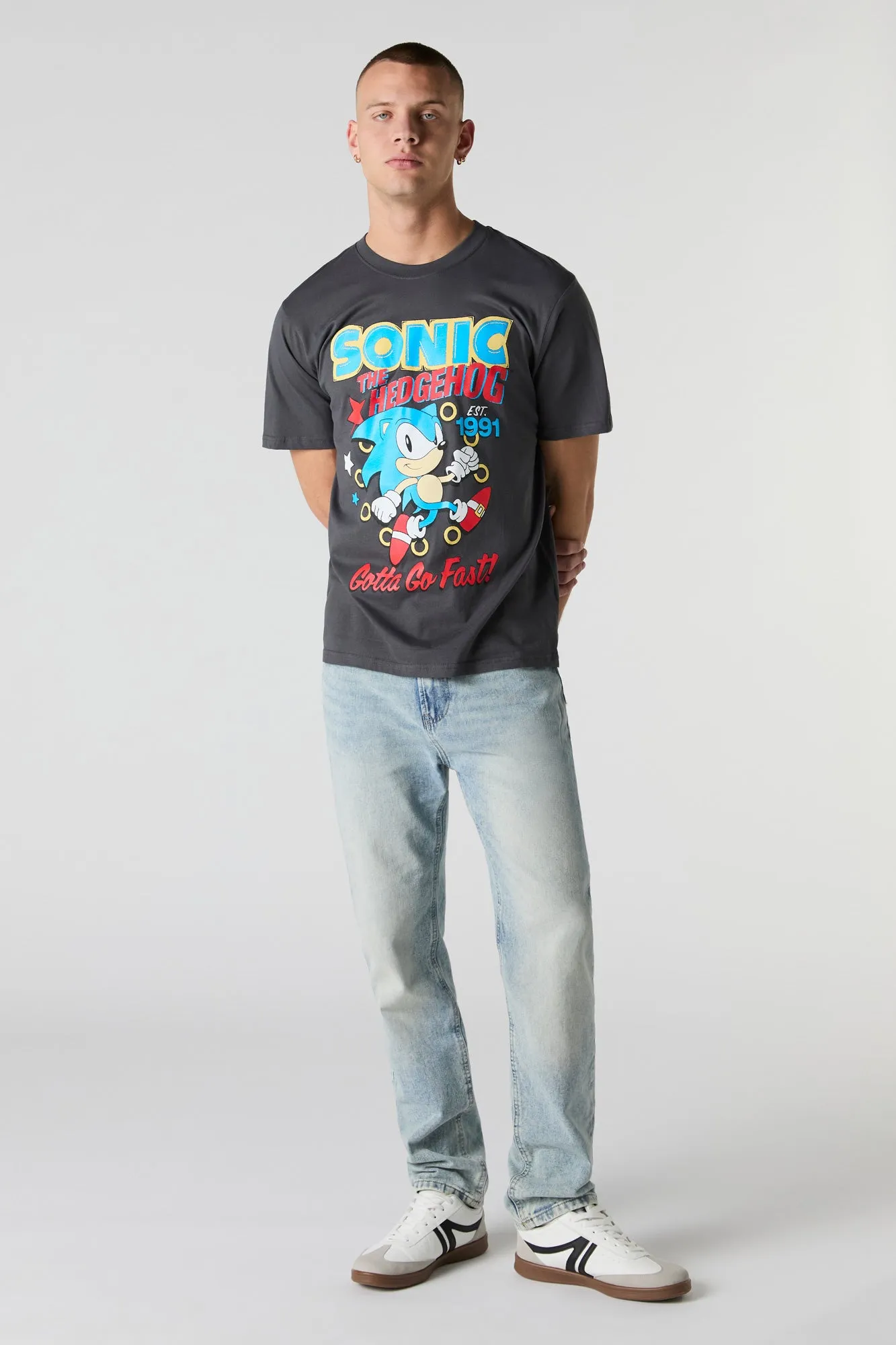 Sonic the Hedgehog Graphic T-Shirt sold by Charlotte Russe product image thumbnail 3