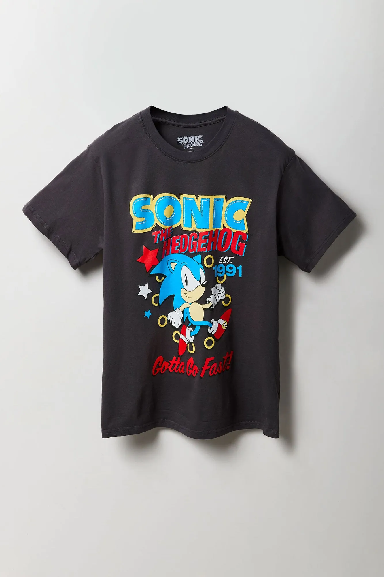 Sonic the Hedgehog Graphic T-Shirt sold by Charlotte Russe product image thumbnail 4