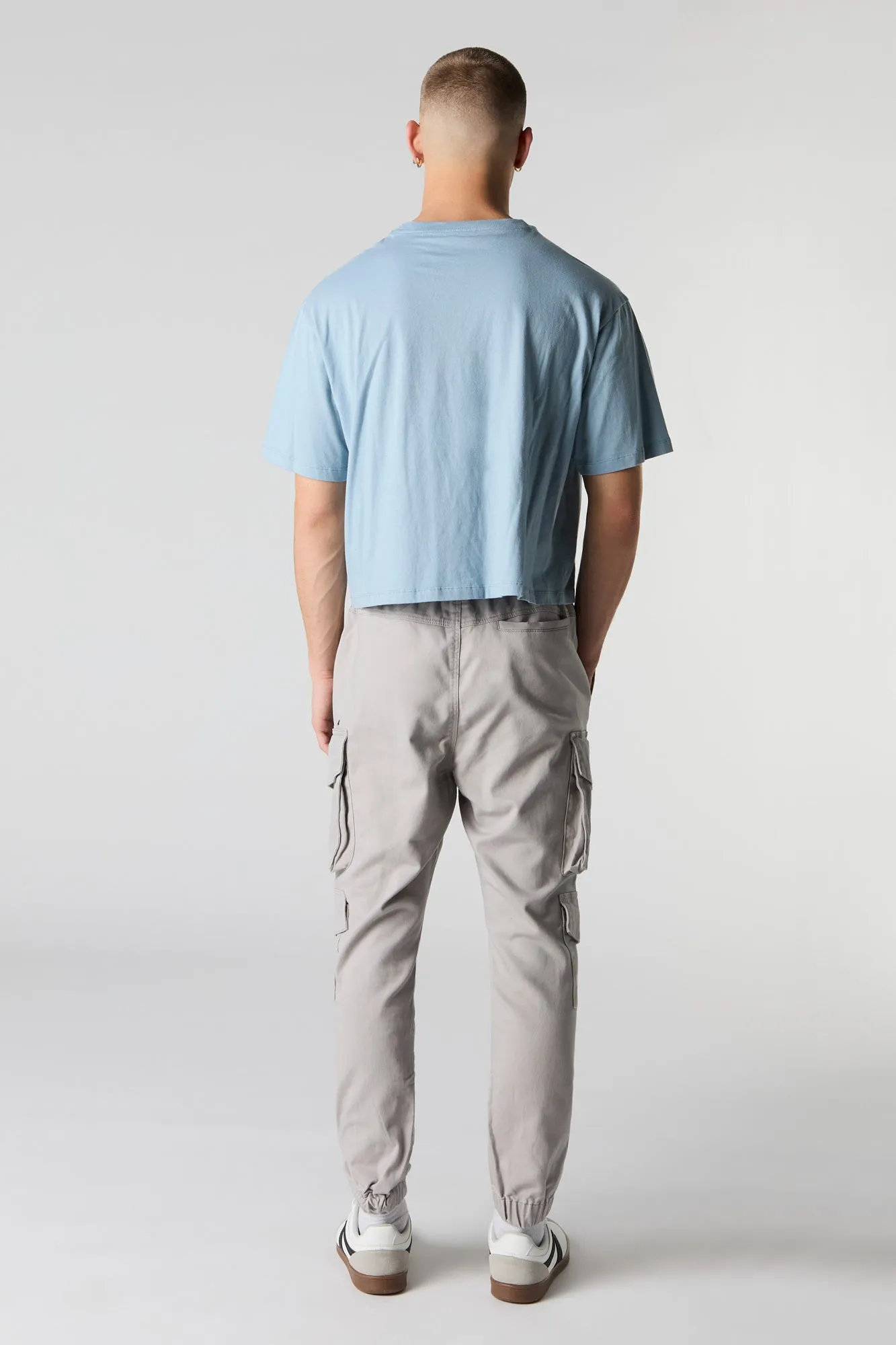 Soft Knit Cargo Jogger sold by Charlotte Russe product image thumbnail 3