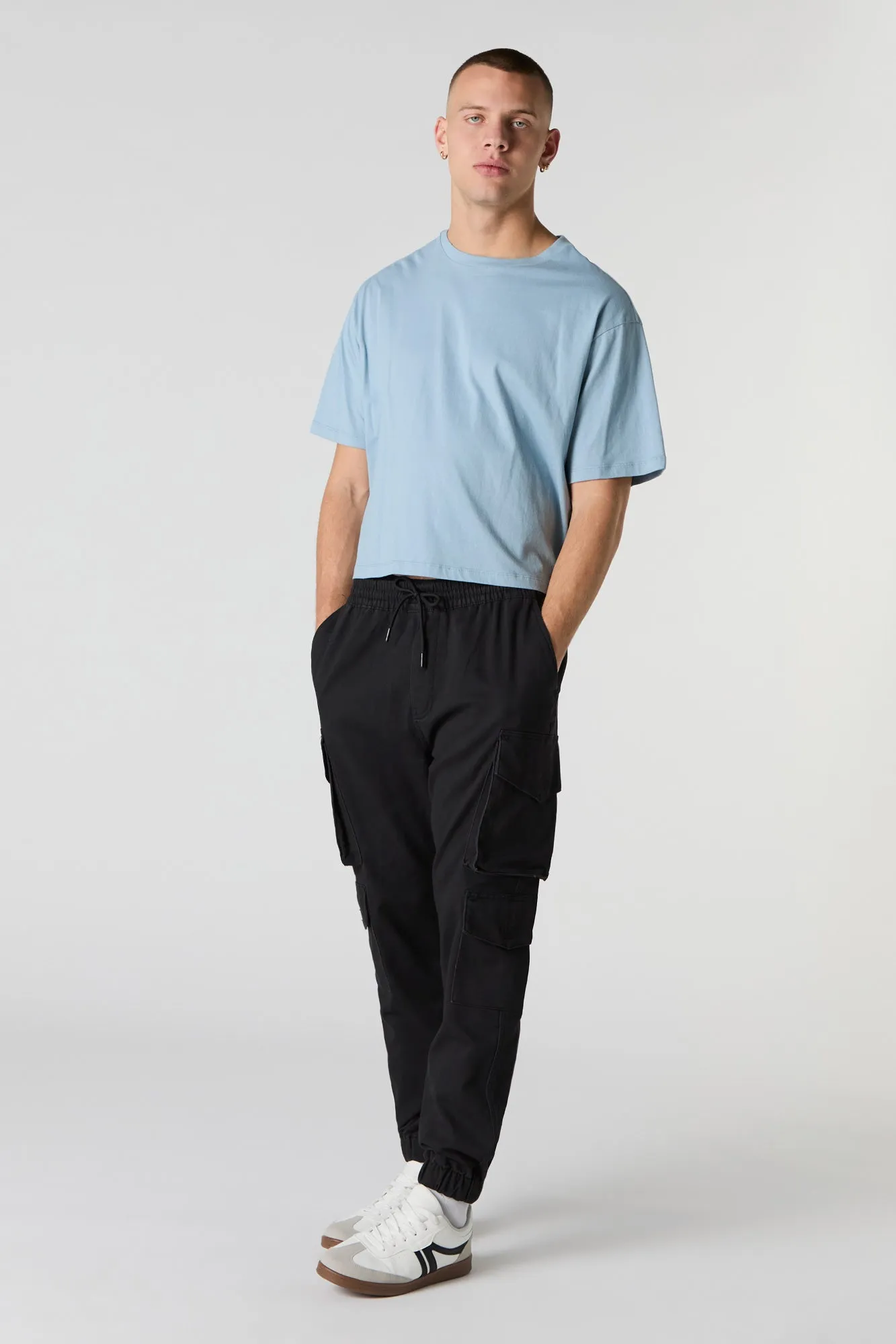 Soft Knit Cargo Jogger sold by Charlotte Russe product image thumbnail 5