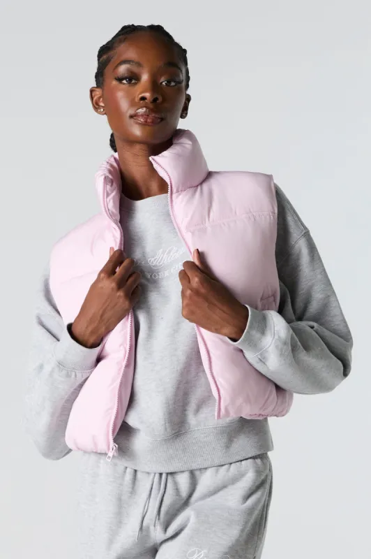 Cropped Puffer Vest sold by Charlotte Russe