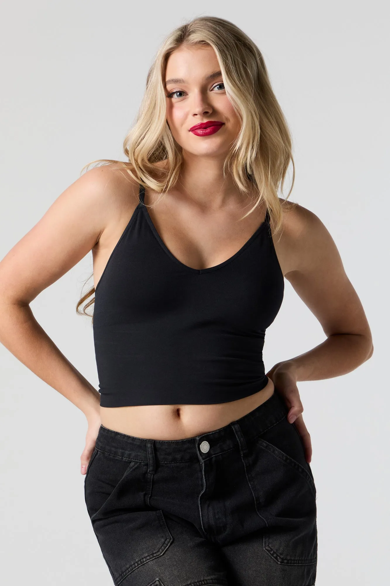 Seamless Cami with Built In Cups sold by Charlotte Russe product image thumbnail 5