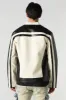 Faux Leather Colourblock Moto Jacket sold by Charlotte Russe