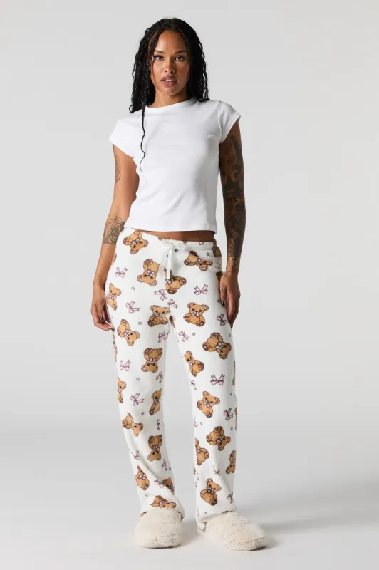 Printed Plush Pajama Pant sold by Charlotte Russe