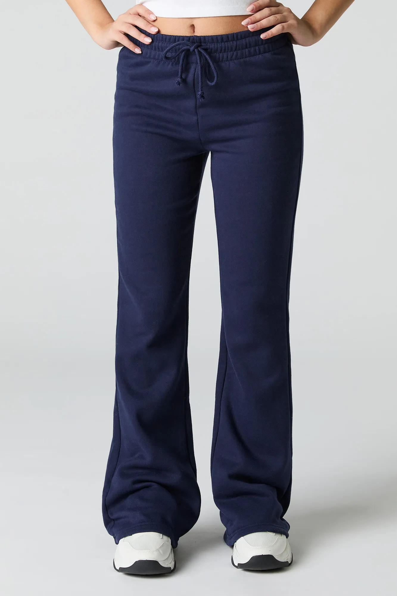 Dramatic Graphic Fleece Flare Sweatpant sold by Charlotte Russe product image thumbnail 2