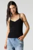 Ribbed Cinched Cami sold by Charlotte Russe