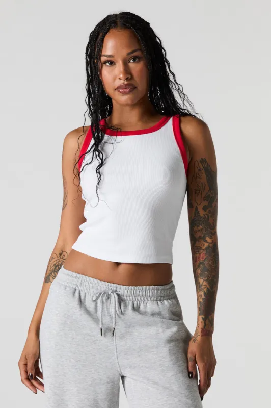 Ribbed Tank sold by Charlotte Russe
