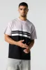 Striped Colourblock T-Shirt sold by Charlotte Russe