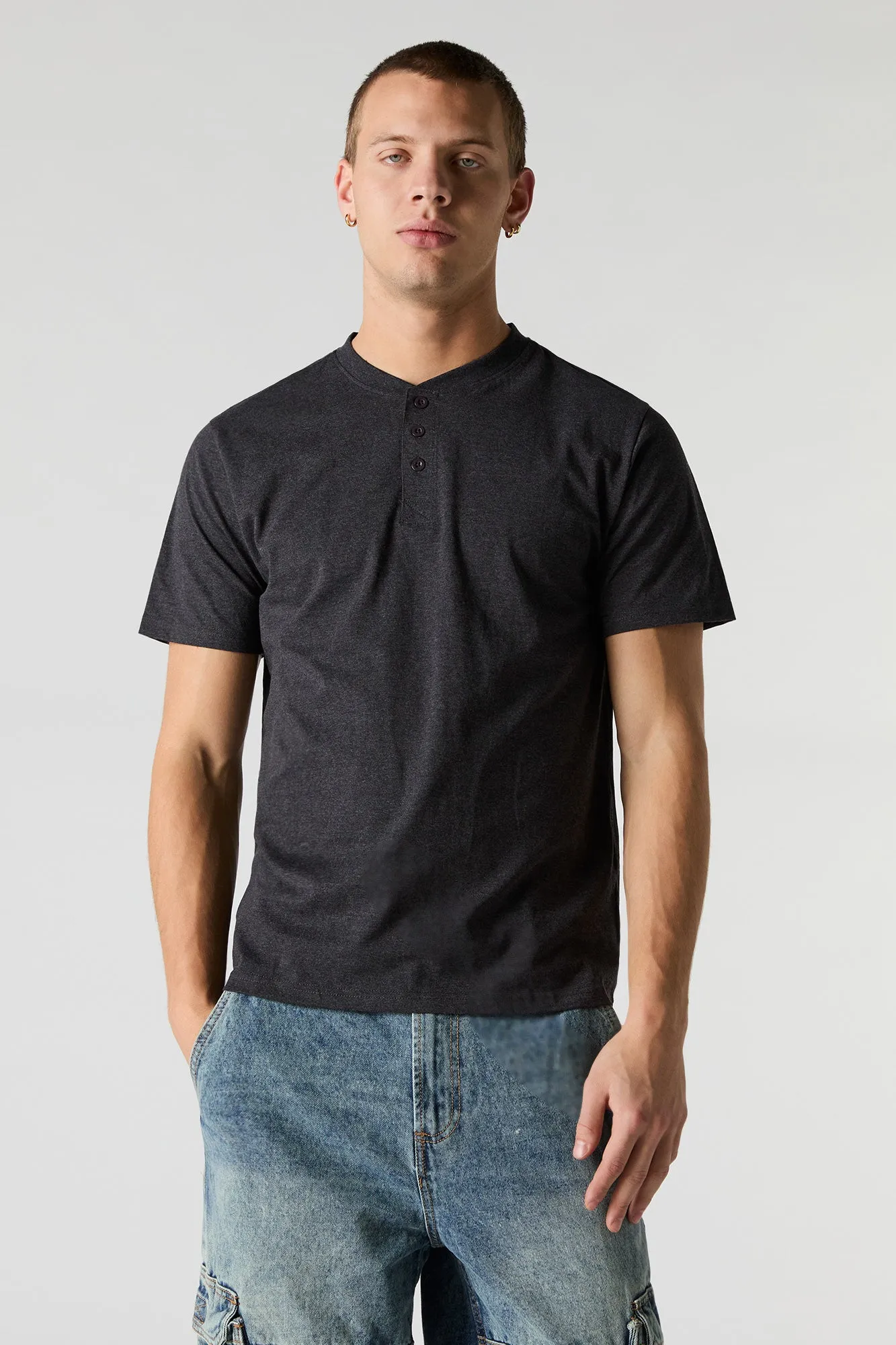 Everyday Henley Top sold by Charlotte Russe product image thumbnail 5