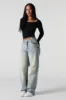 Seamless Ribbed Scoop Neck Long Sleeve Top sold by Charlotte Russe