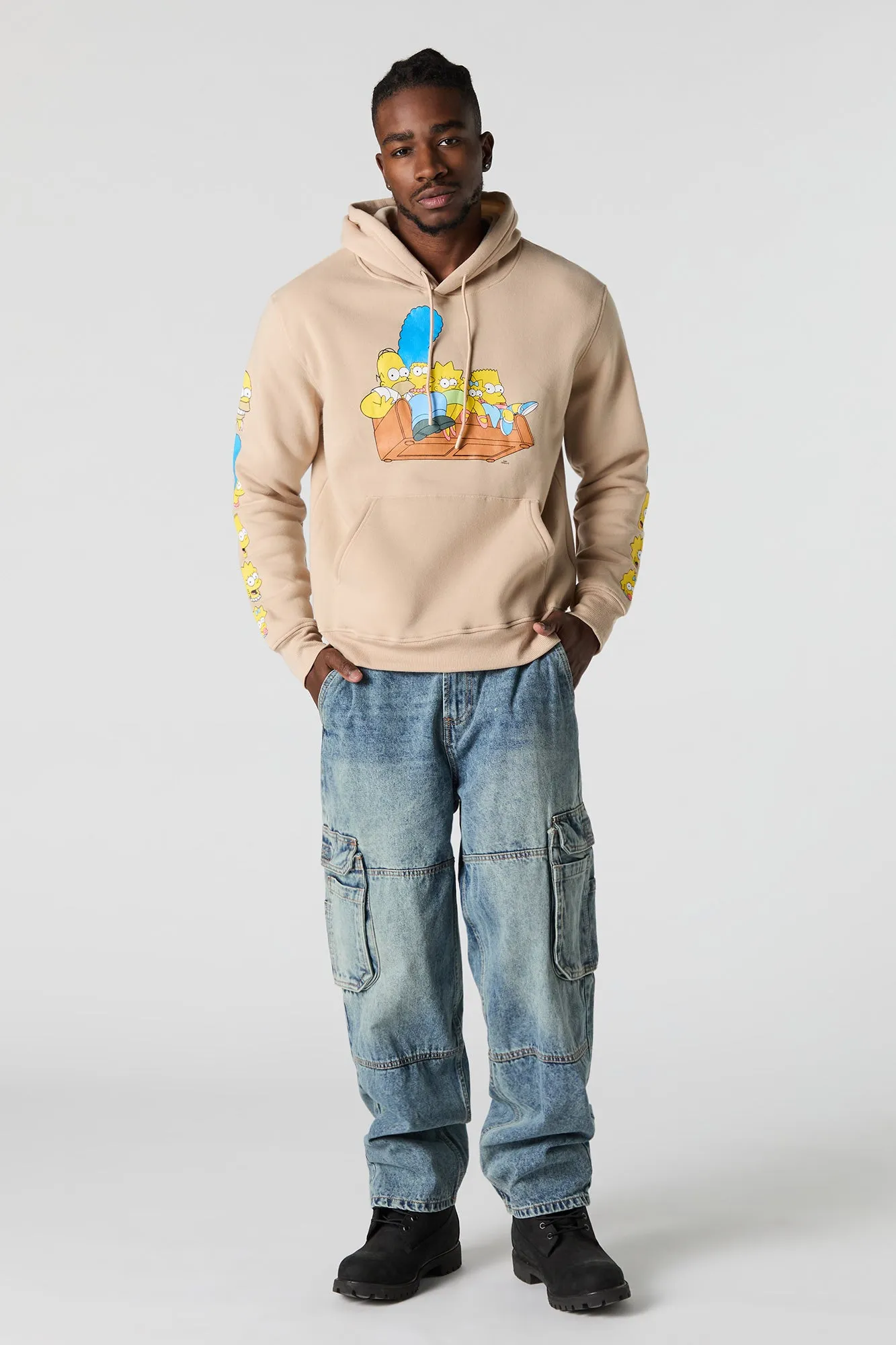 The Simpsons Graphic Fleece Hoodie sold by Charlotte Russe product image thumbnail 3